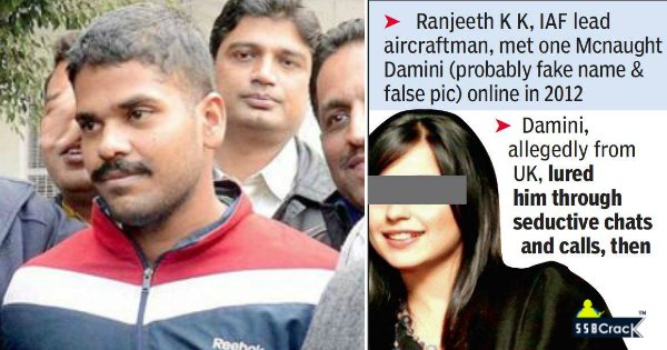 Indian Air Force Airmen Got Honeytrap By A ISI Agent