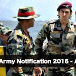 Territorial Army Notification 2016