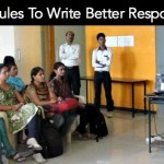 5 Simple Rules To Write Better Response In SRT