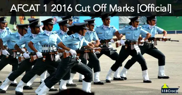 AFCAT 1 2016 cut off marks official