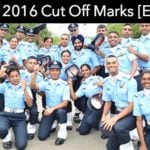 AFCAT 2 2016 Cut off