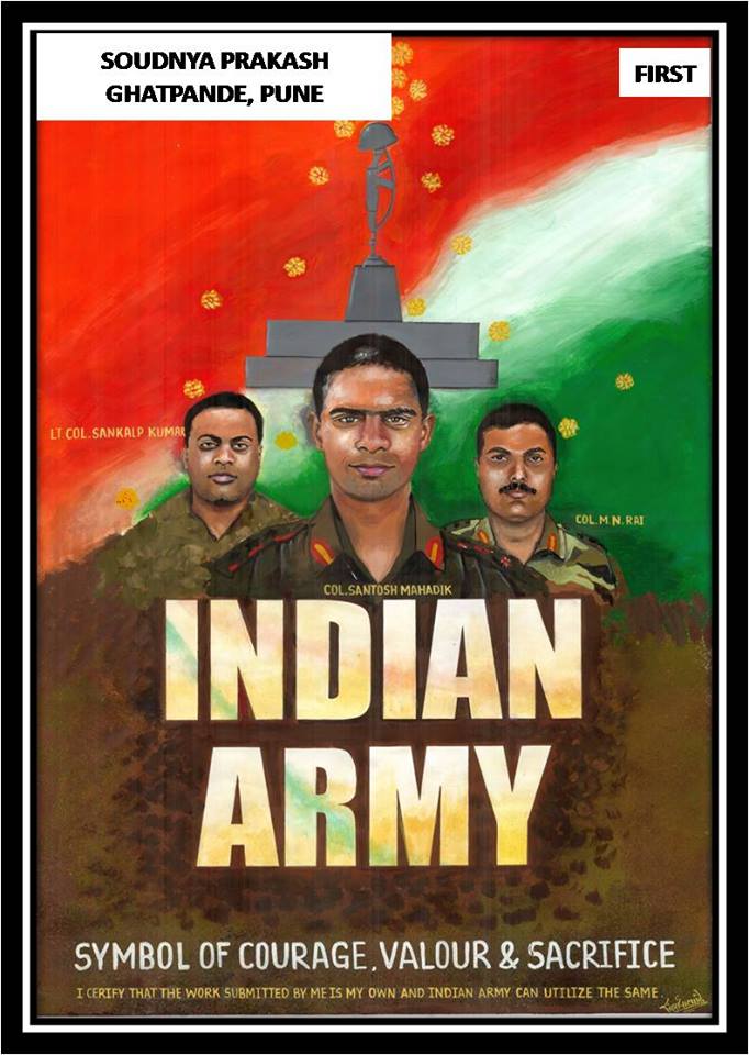 Indian Army Paintings By Kids 16