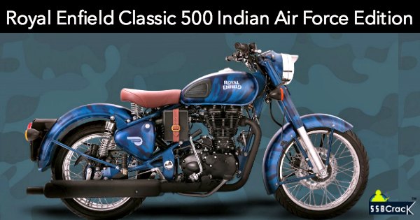 Royal Enfield Classic 500 Squadron Blue Indian Air Force Edition