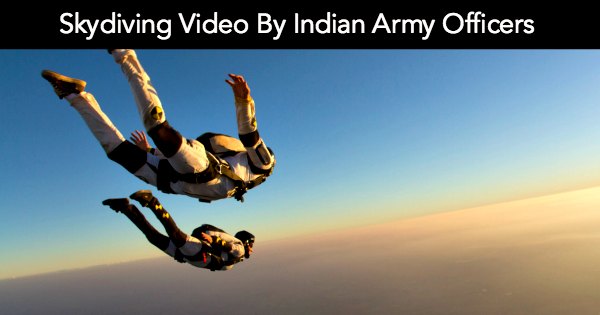 skydiving indian army