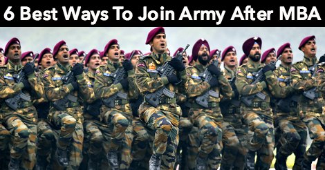 army after mba