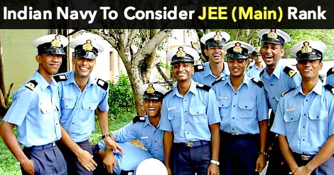 Indian navy JEE main rank