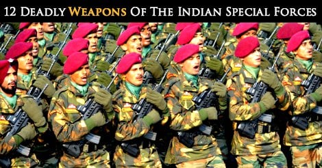 Indian special forces weapons