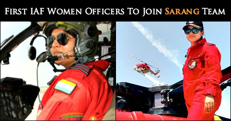 IAF Women officer sarang team