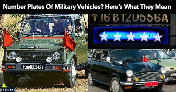 Number Plates Of Military Vehicles