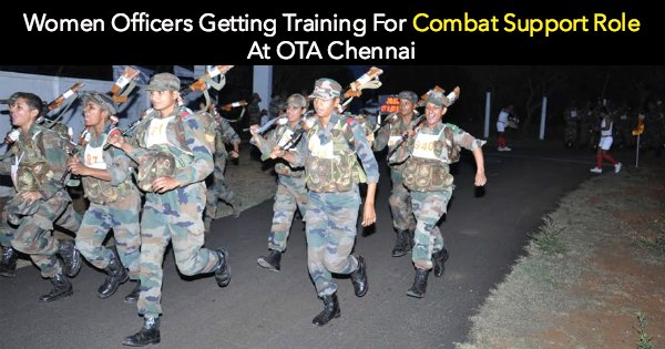 Women Officers Getting Training For Combat Support Role At OTA Chennai