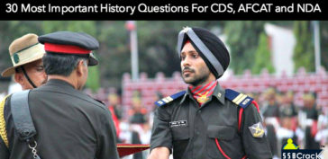 30 Most Important History Questions For CDS, AFCAT and NDA