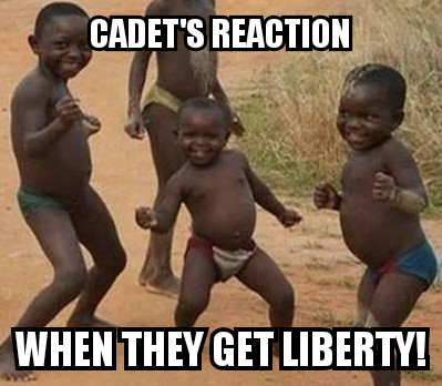 Cadet's Happiness