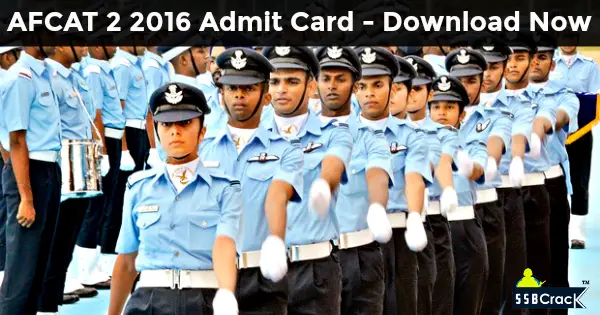 AFCAT 2 2016 Admit Card - Download Now