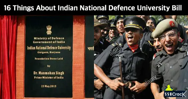 16 Things About Indian National Defence University Bill