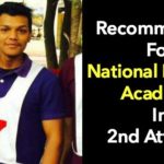 Recommended For National Defence Academy In 2nd Attempt