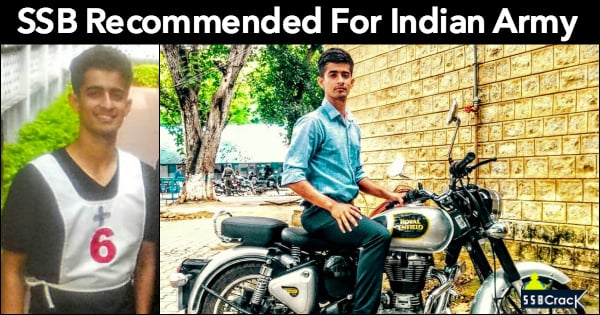 SSB Recommended For Indian Army