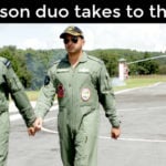Father son duo takes to the skies