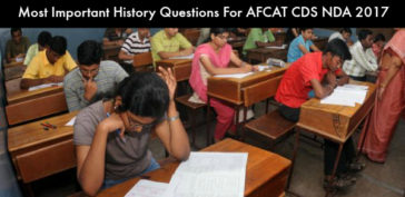 Most Important History Questions For AFCAT CDS NDA 2017