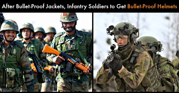 Bullet-proof helmets featured