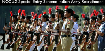 NCC 42 Special Entry Scheme Indian Army Recruitment