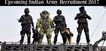 Upcoming Indian Army Recruitment 2017