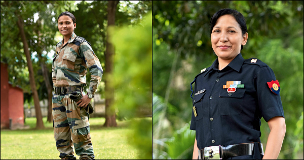 indian army officer women