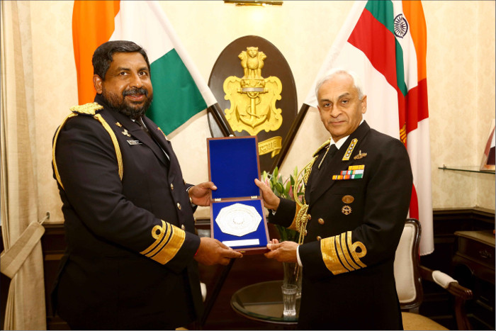 Vice Admiral RC Wijegunaratne, Commander of the Sri Lanka Navy is on an official visit to India from 29 January to 02 February 2017.