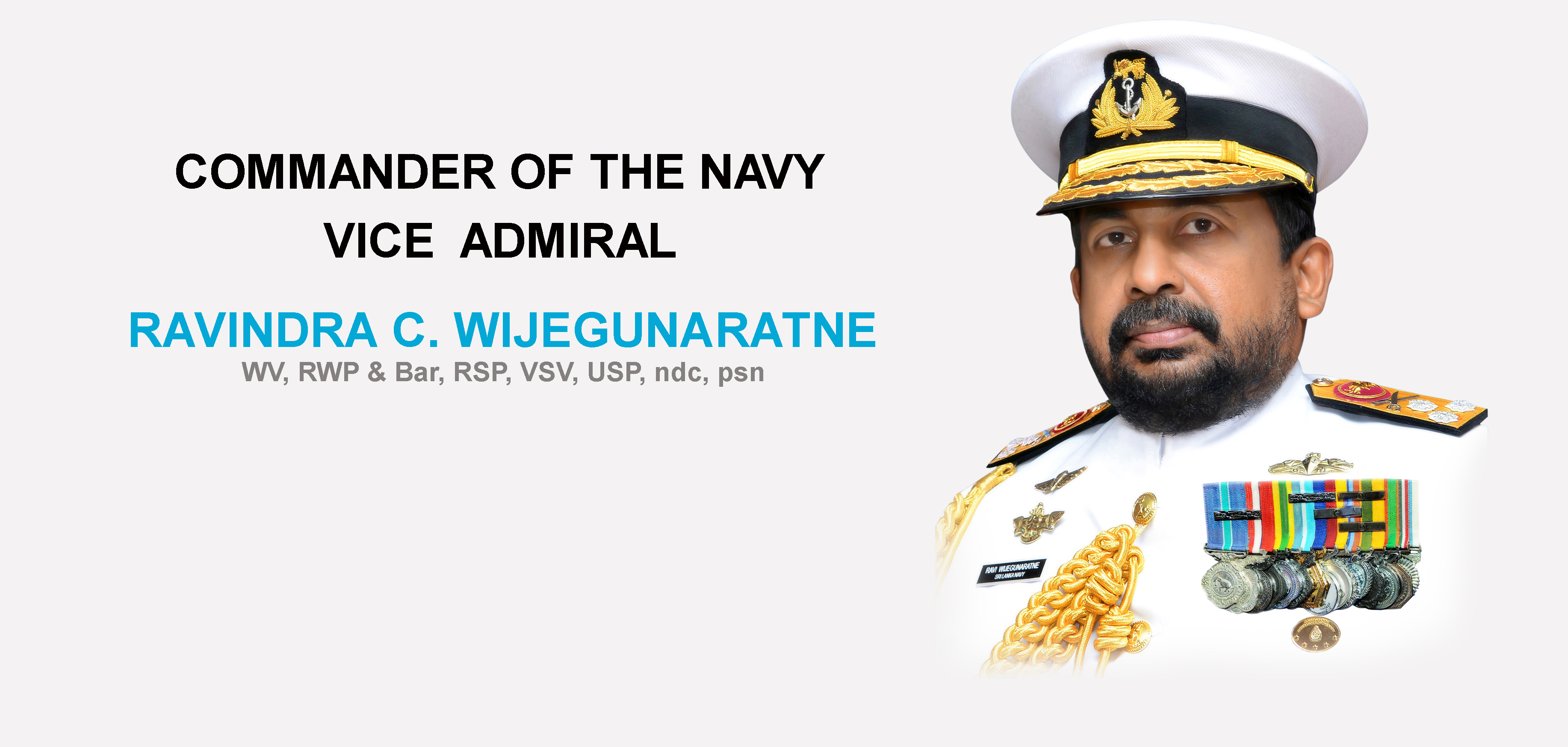 Vice Admiral RC Wijegunaratne