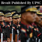 CDS 1 2017 Result Published By UPSC