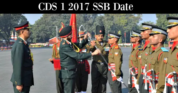 CDS 1 2017 SSB Date