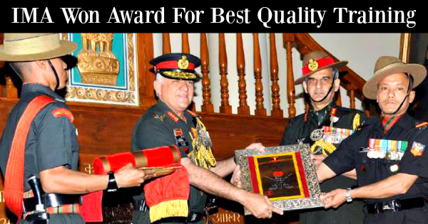 IMA Won Award For Best Quality Training