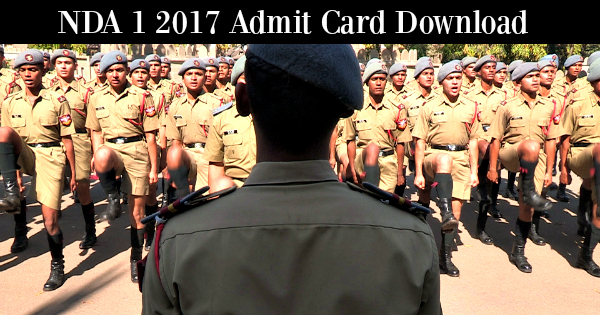 NDA 1 2017 Admit Card Download