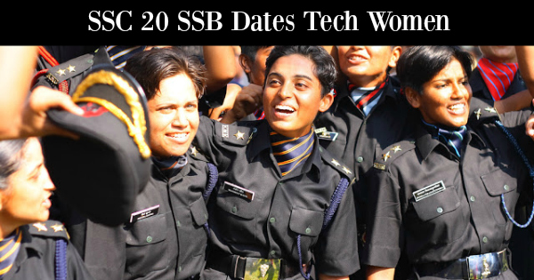 SSC 20 SSB Dates Tech Women