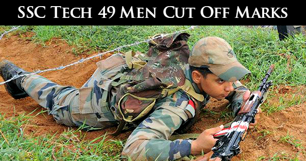 SSC Tech 49 Men Cut Off Marks