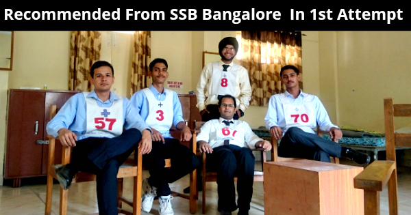 Recommended From SSB Bangalore In 1st Attempt