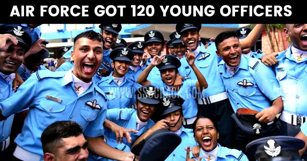 AIR FORCE GOT 120 YOUNG OFFICERS