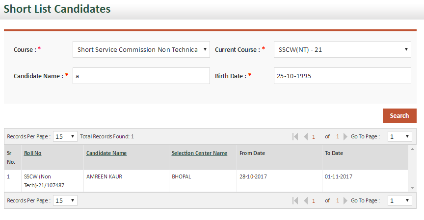 SSC 21 NT SSB Dates