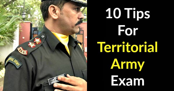 10 Tips For Territorial Army Exam