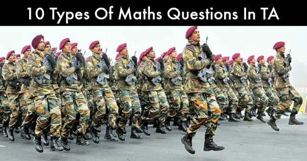 10 Types Of Maths Questions In TA