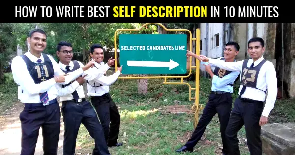 HOW TO WRITE BEST SELF DESCRIPTION IN 10 MINUTES