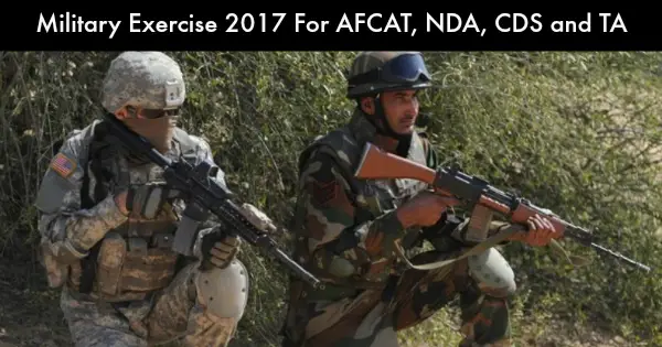 Military Exercise 2017 For AFCAT, NDA, CDS and TA