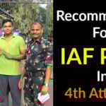 Recommended For IAF Pilot In 4th Attempt