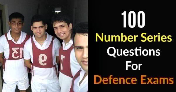 100 Number Series Questions For Defence Exams
