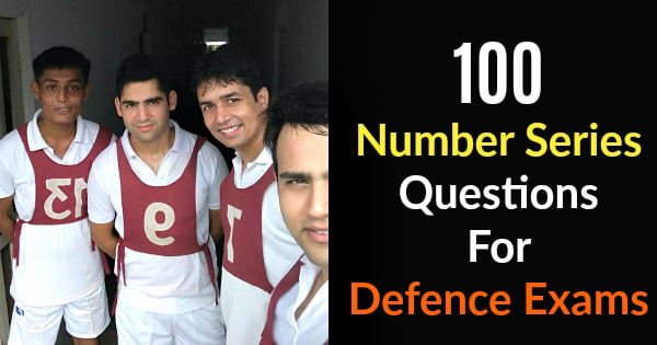 100 Number Series Questions For Defence Exams