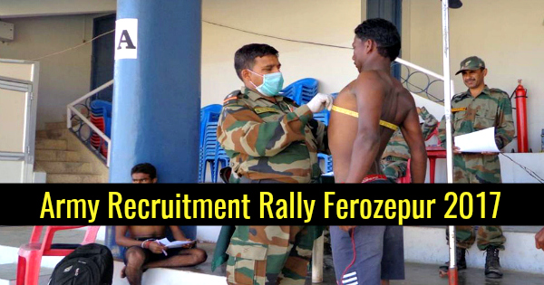Army Recruitment Rally Ferozepur 2017