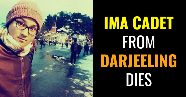 IMA CADET FROM DARJEELING DIES