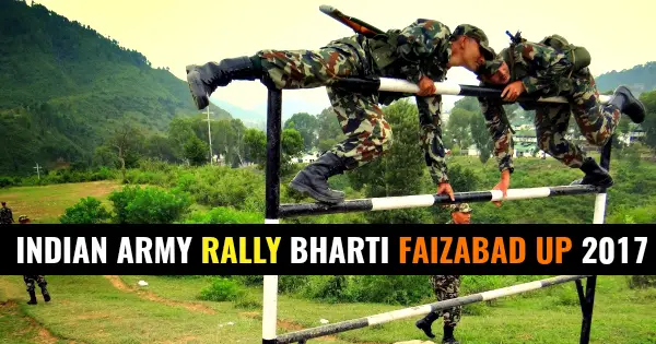 INDIAN ARMY RALLY BHARTI FAIZABAD UP 2017