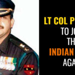 LT COL PUROHIT TO JOIN THE INDIAN ARMY AGAIN