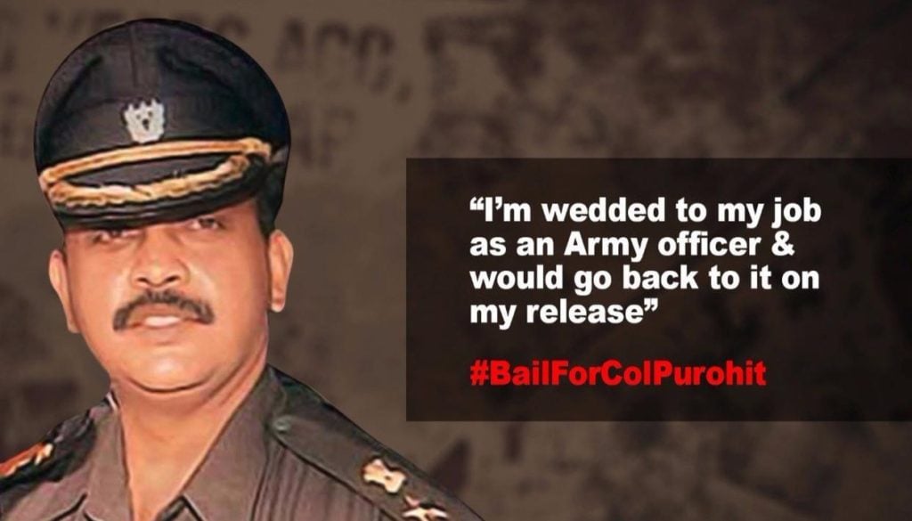 President Must Speak Up For Lt. Col Purohit