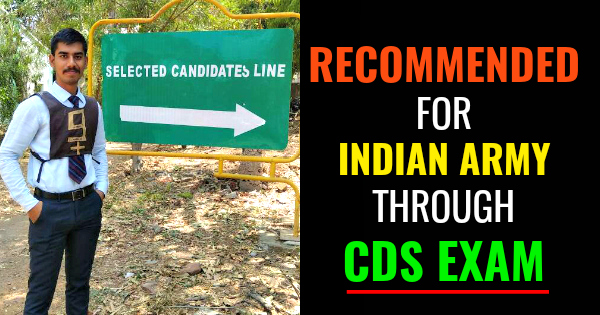 RECOMMENDED FOR INDIAN ARMY THROUGH CDS EXAM